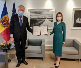 Maia Sandu a avut o întrevedere cu Leen Verbeek, Președintele Congresului Autorităților Locale și Regionale al CE